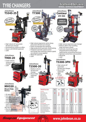 Picture of JohnBean Catalogue Vol 5 - Tyre Changers