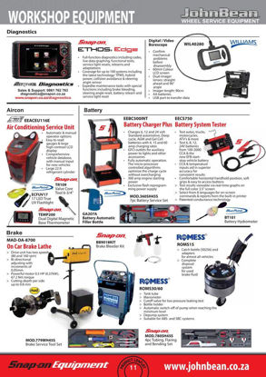 Picture of JohnBean Catalogue Vol 5 - Diagnostic and Workshop Equipment